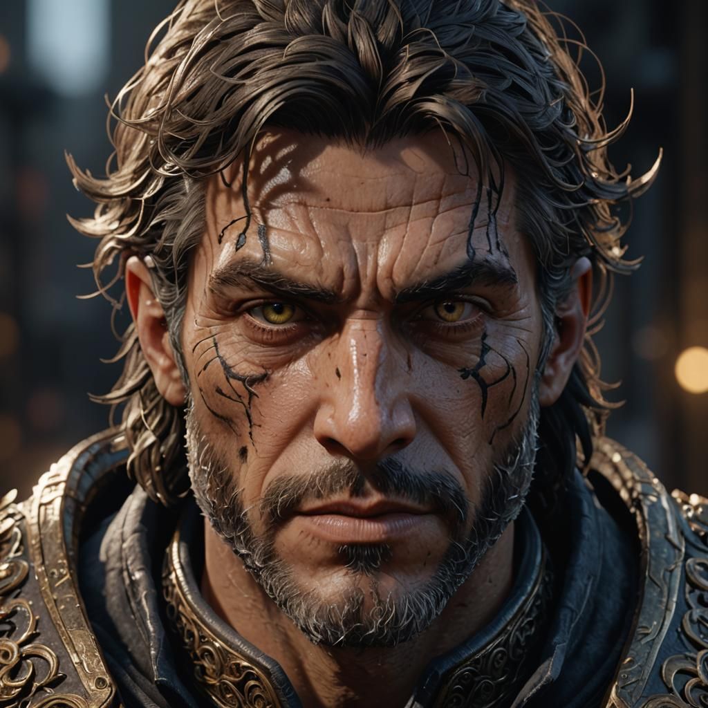 Detailed Portrait of a Unique Character in 64k