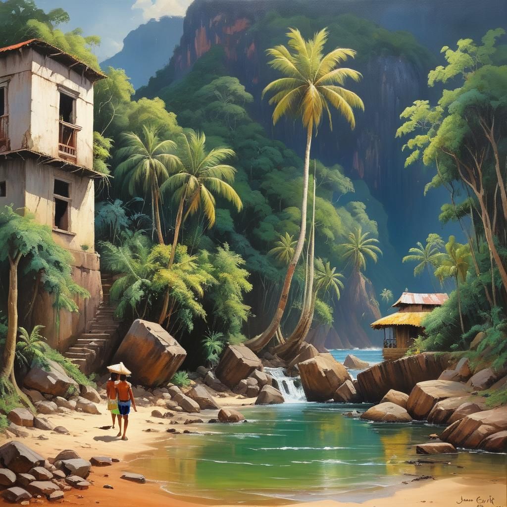 Brazil: An Oil Painting by James Gurney