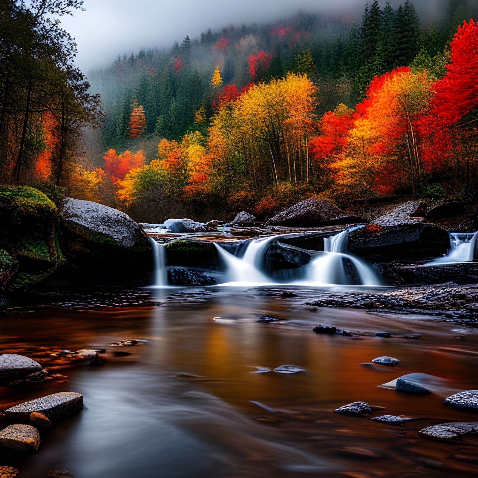 what fall looks like in the south, highly detailed