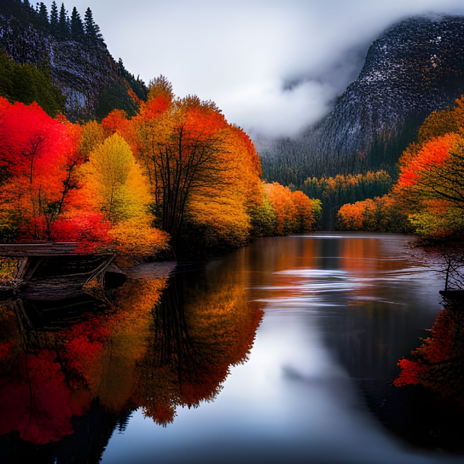 what fall looks like in the south, highly detailed
