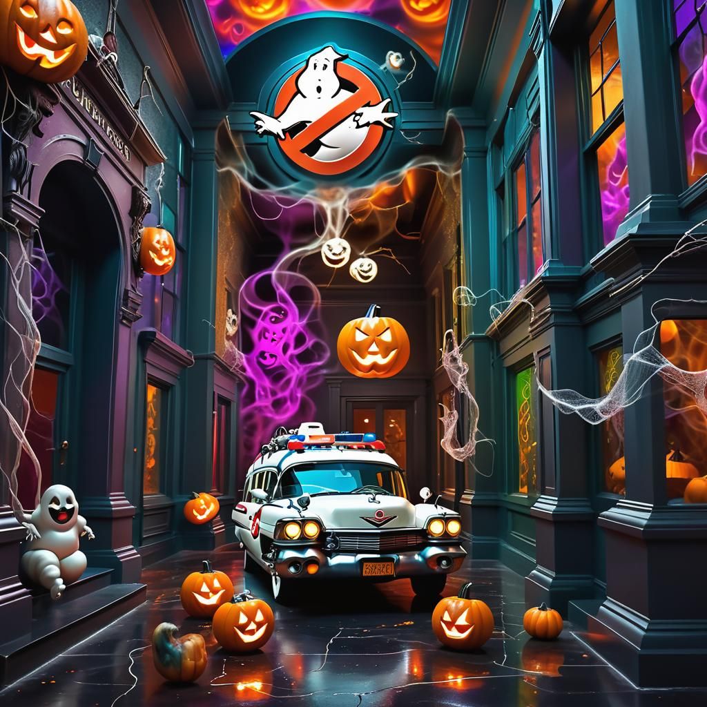 Halloween Chaos at the Ghostbusters Museum