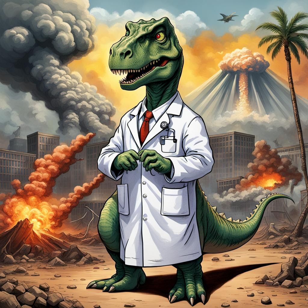 Dinosaur Scientist Witnesses Nuclear Apocalypse