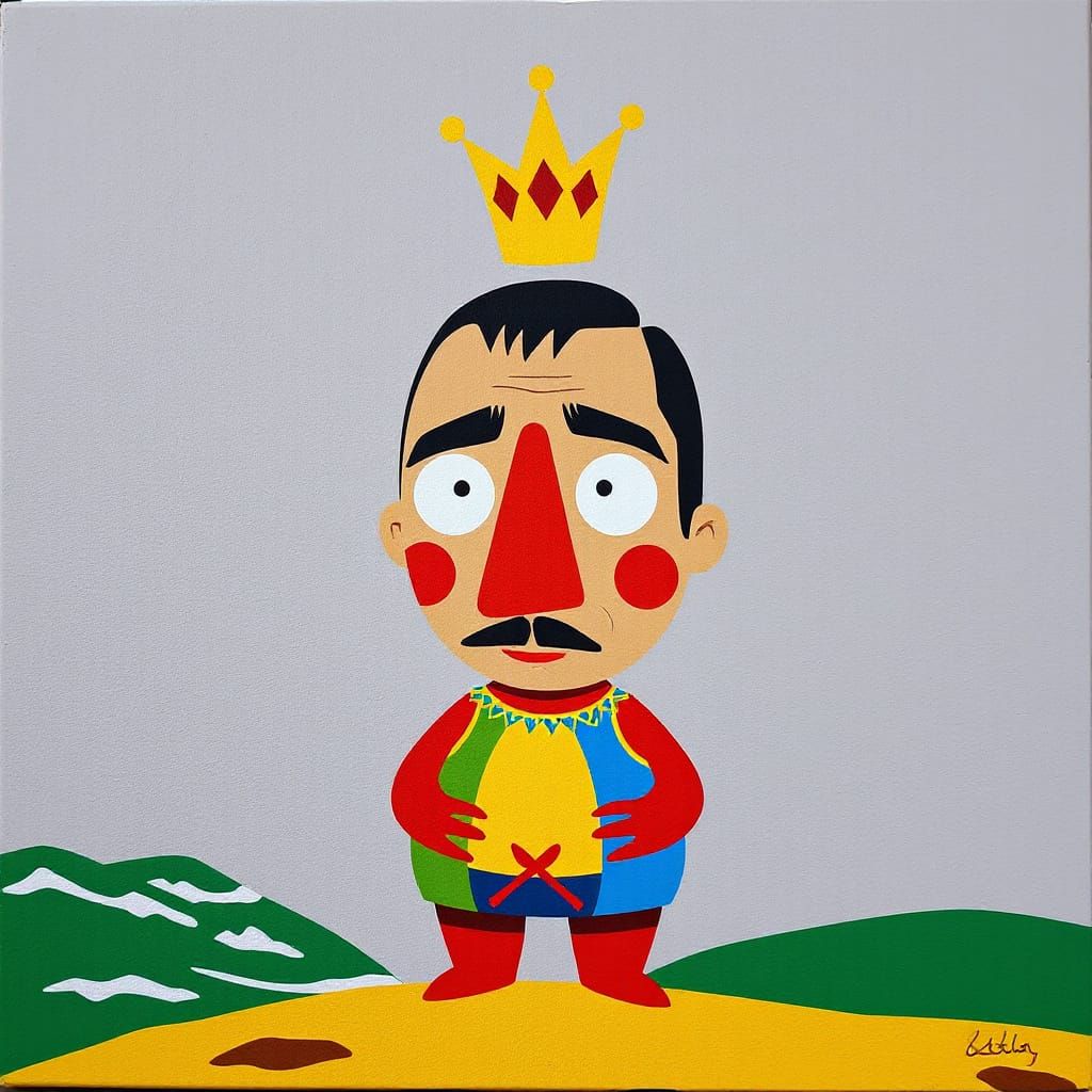 Borat in South Park Style, Okuda San Miguel