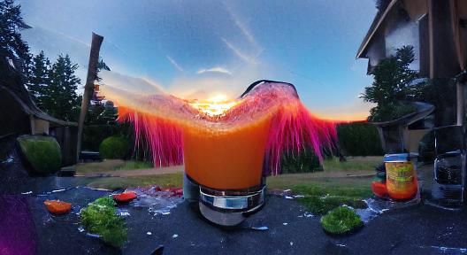 Exploding Orange Juice: A Refreshing Burst