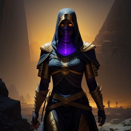 Ancient Egyptian Mummy: Dark Fantasy Concept Art