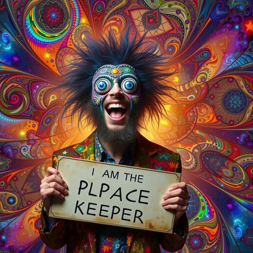 Psychedelic Kaleidoscope: Luminous Opal Iridescence