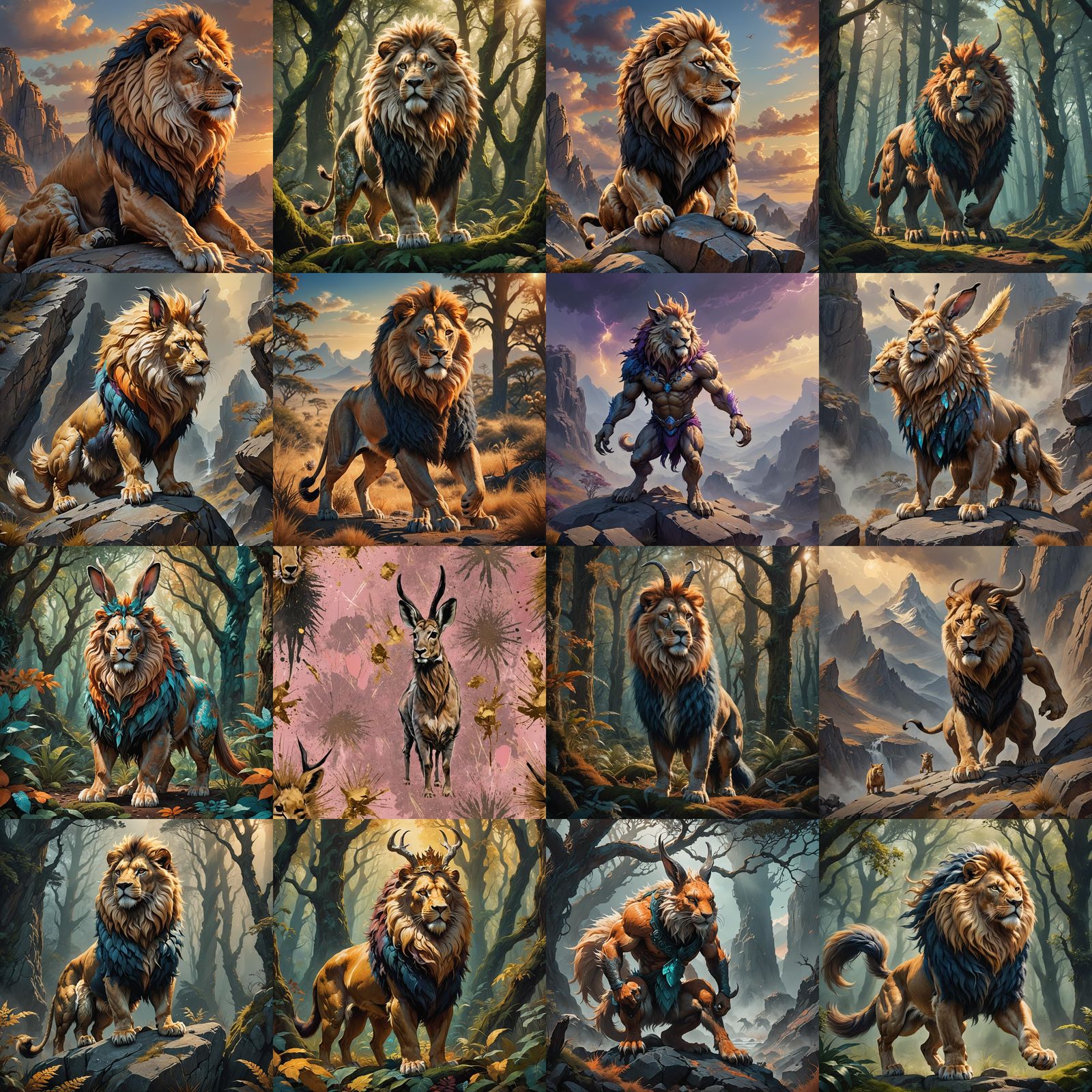 Rabbit-Lion Hybrid: Agile and Ferocious Creature