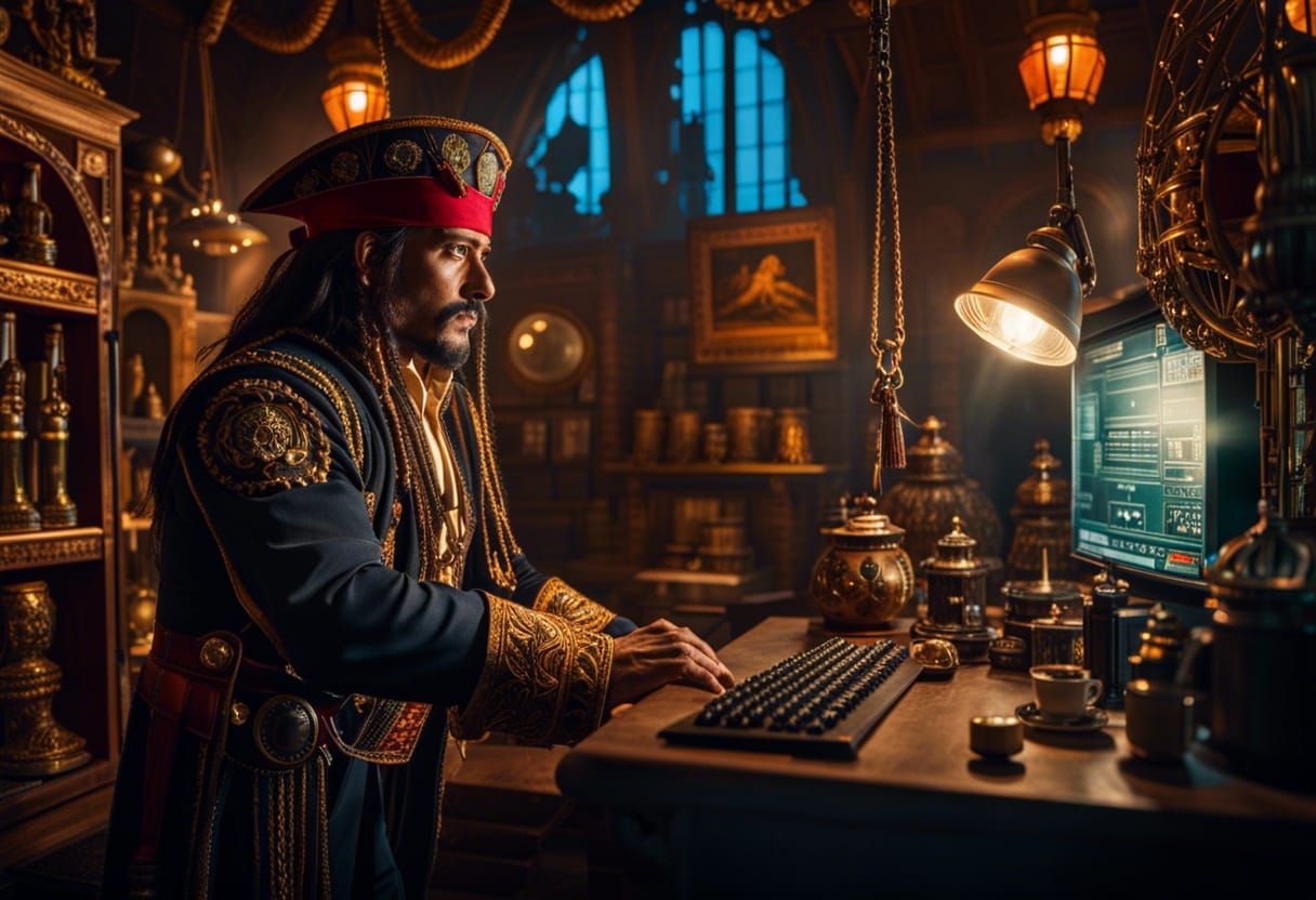 Software pirate captain