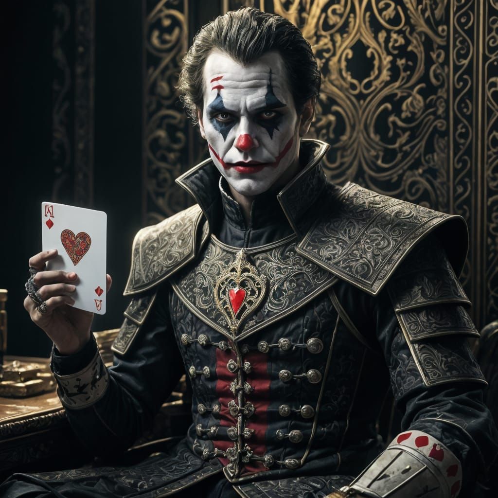 Living Playing Card Characters: King, Queen, Joker