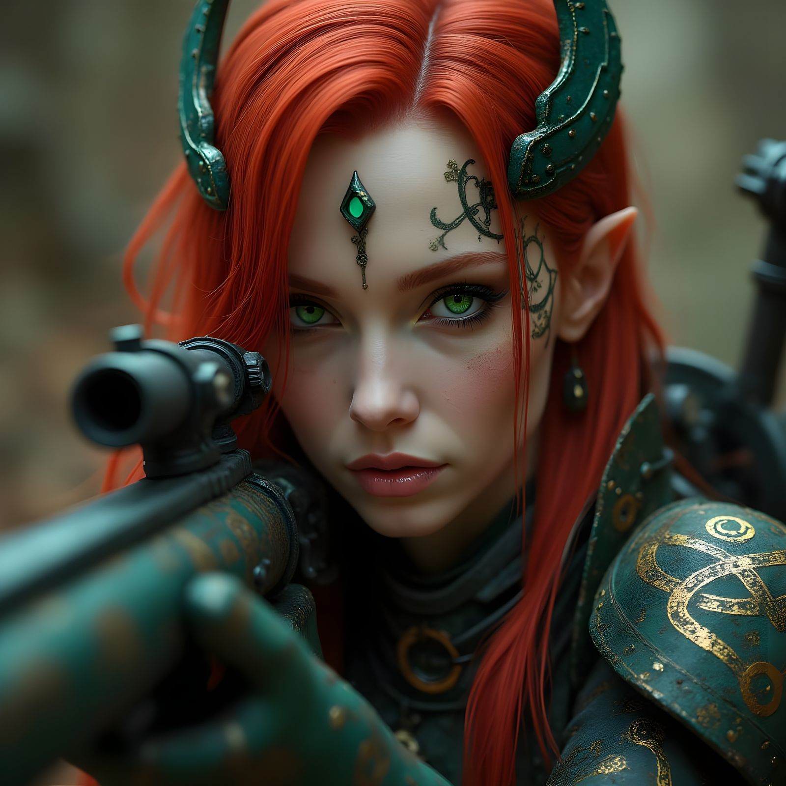 Eldar Warrior in Warhammer 40000