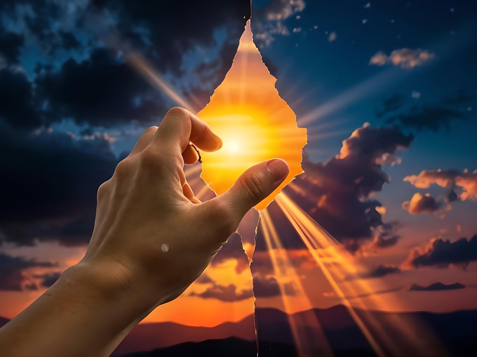 Surreal Nightscape Canvas Reveals Sunrise, Digital Art