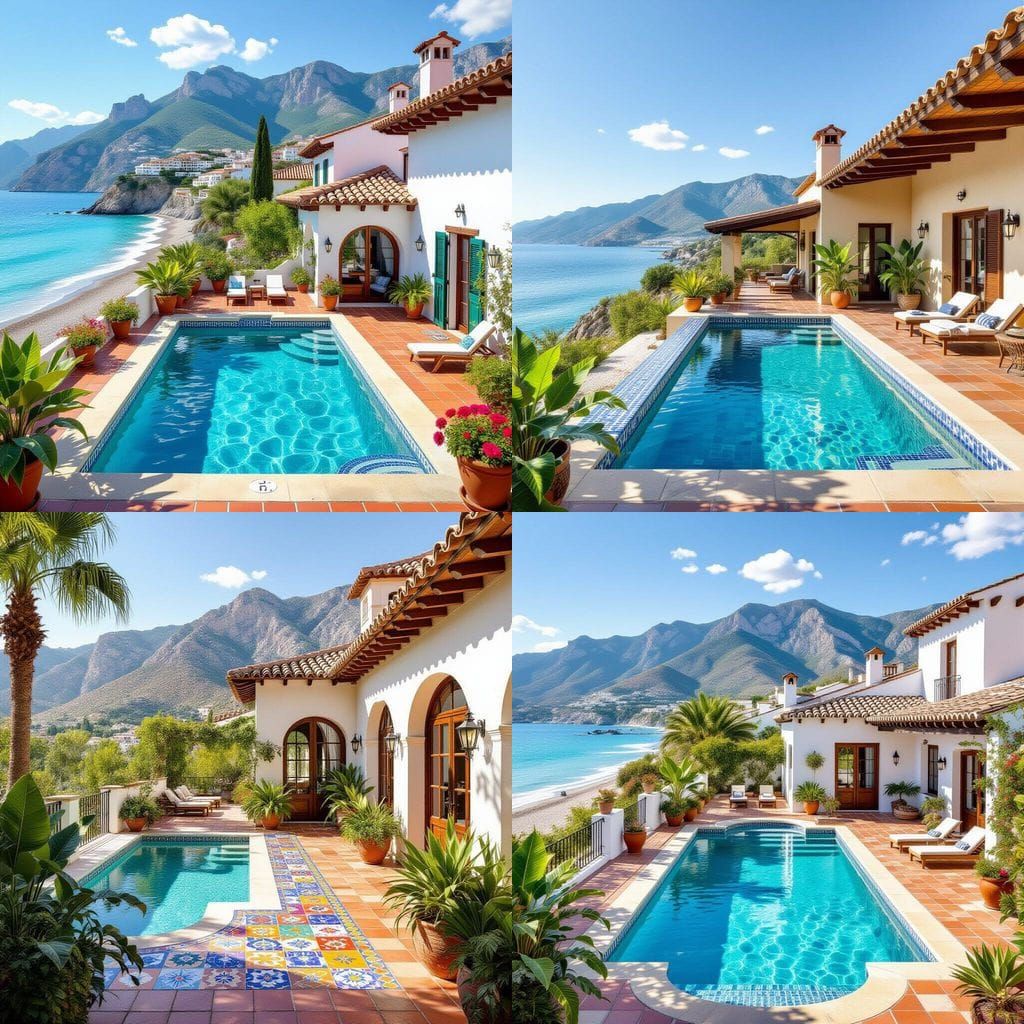 Beach and Mountain Homes in Andalusia with Patios
