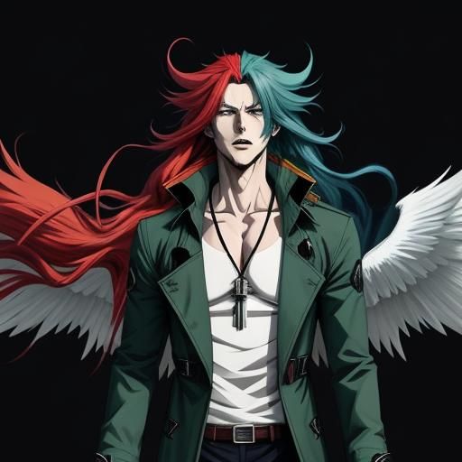 Anime Demon with Electric Explosion