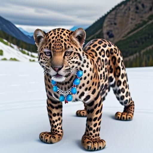 Skiing Jaguar in a Tropical Paradise
