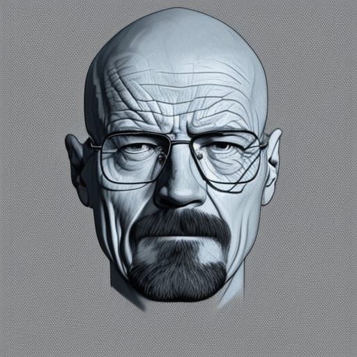 Hyperdetailed Portrait of Walter White in Unreal Engine 5