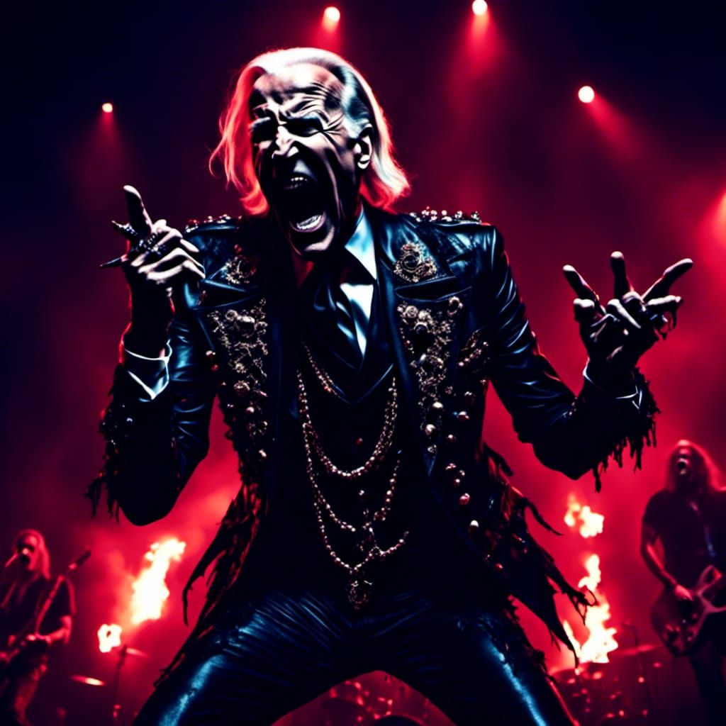 If Biden was in a Death Metal Band