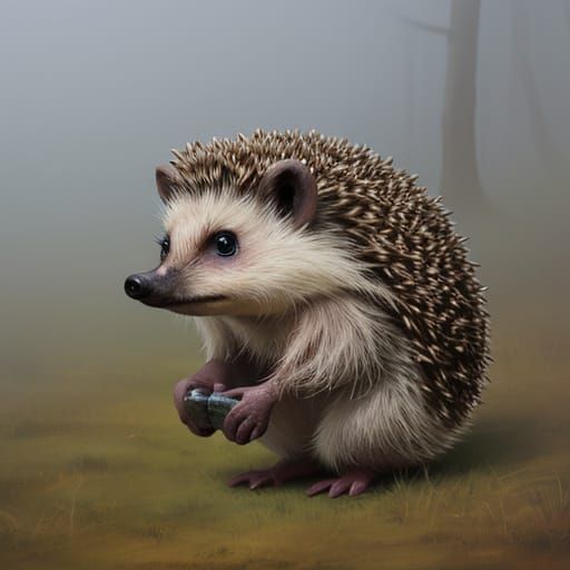 Hedgehog in the Fog: Classic 2D Cartoon