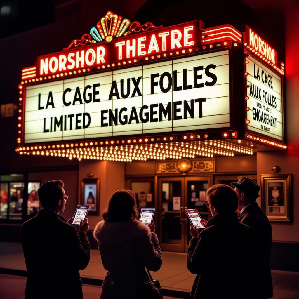Norshor Theatre Sells Tickets for La Cage aux Folles Revival