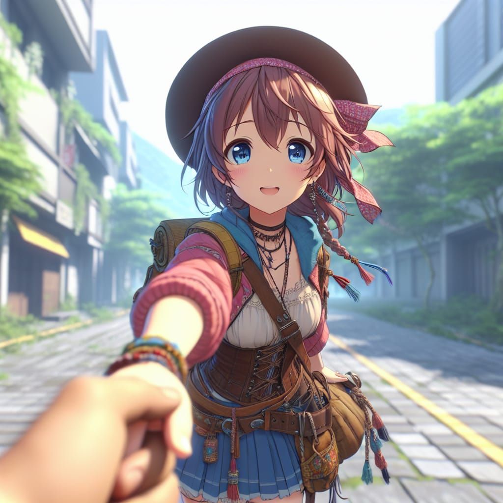 Adventurer Invites Viewer on Epic Quest