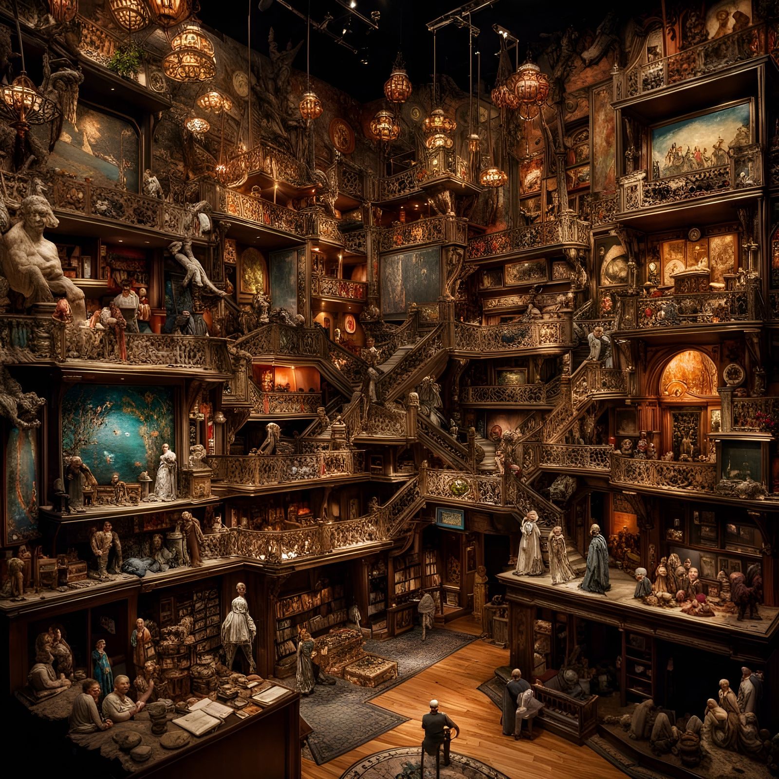 Crowded Miniature Museum: A Fantasycore Masterpiece