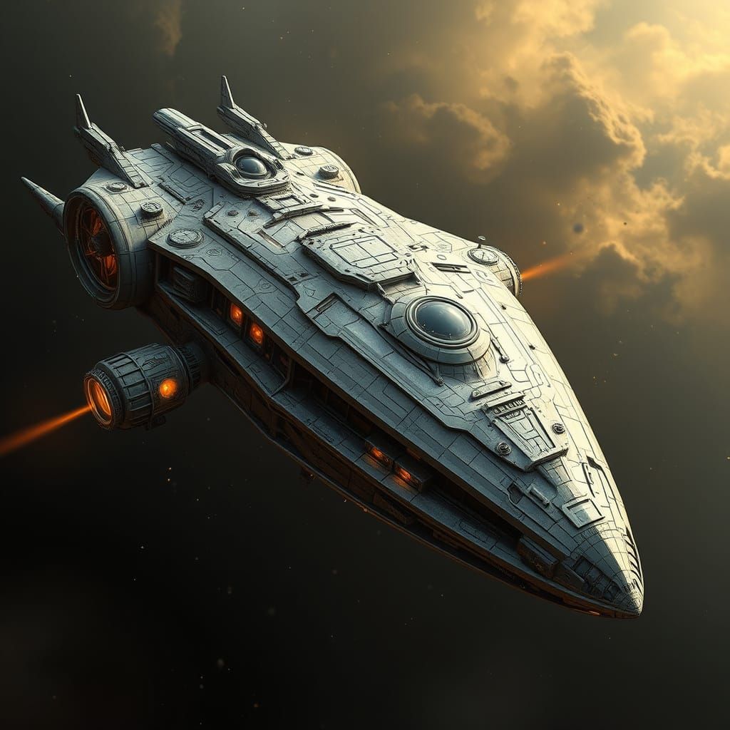 Unusual Alien Spaceship Design