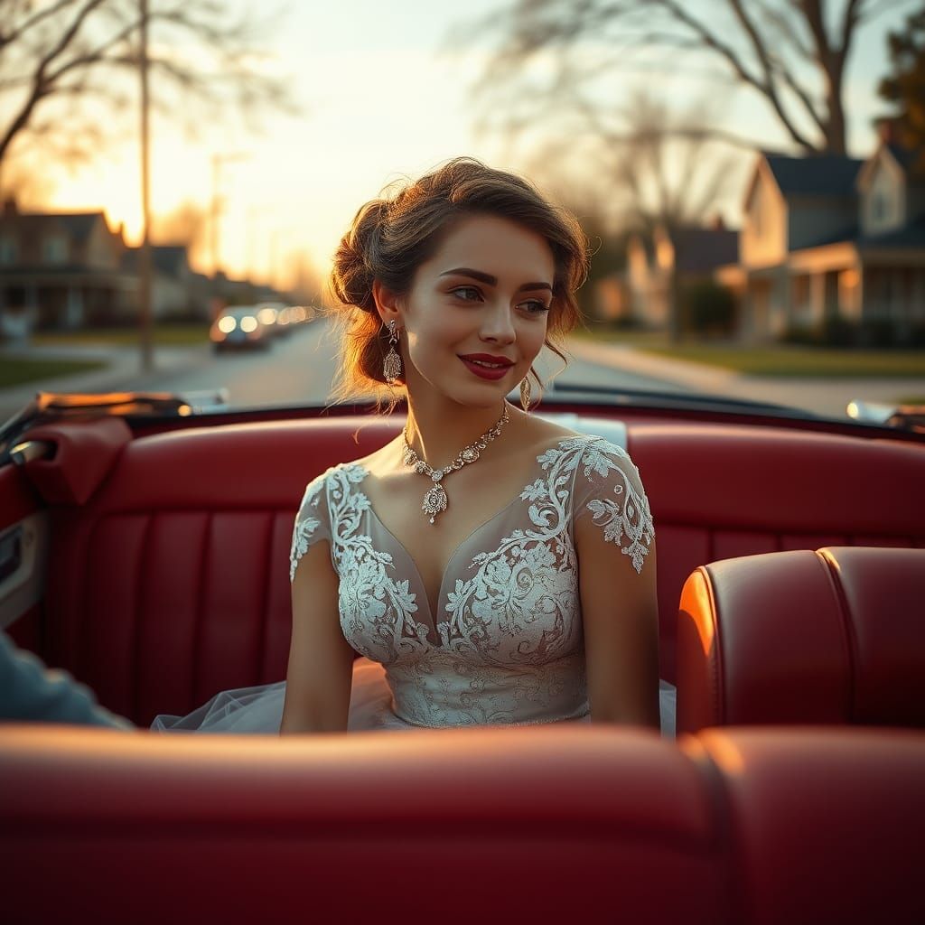 Diane's debutante back seat of Jacky's car