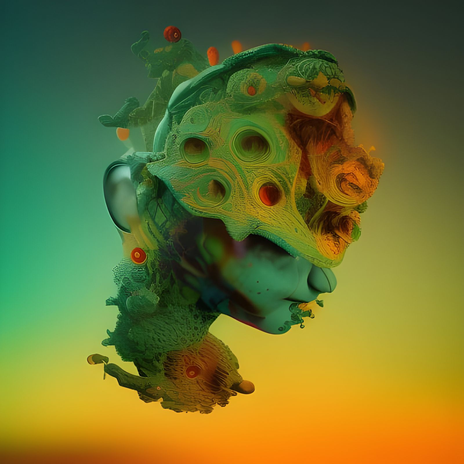 The Universe Within: Holographic Lizard Skin