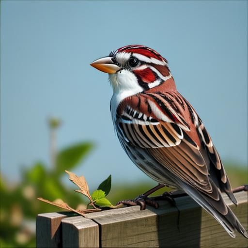 AI Generated Image of a Sparrow