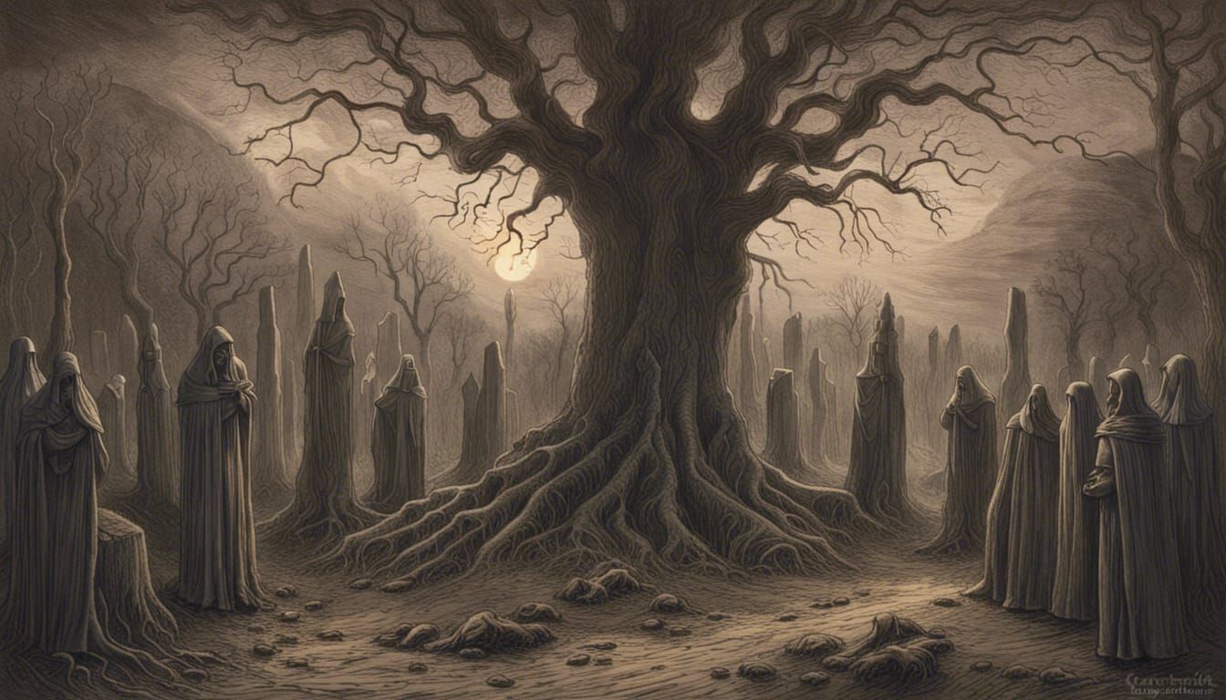 Eldritch Sacrifice in Anglo-Saxon Sacred Grove