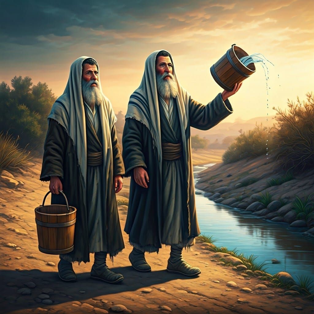 Hyperrealistic Water Carriers Inspired by Gurney and Zorn