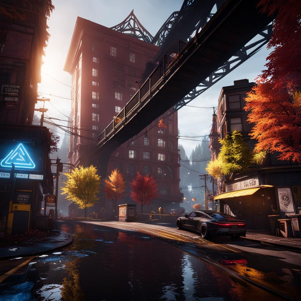 Infamous Second Son: Detailed Matte Painting