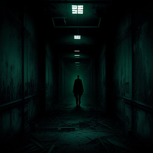 Unsettling Asylum Scene in Hyper-Realistic Dark Art