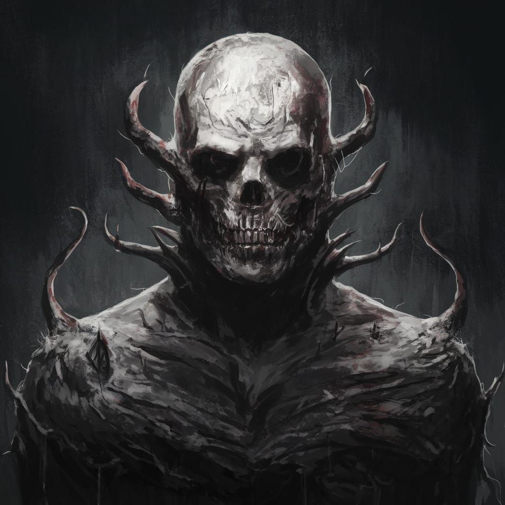 Dark Surrealistic Artwork in Gothic Style