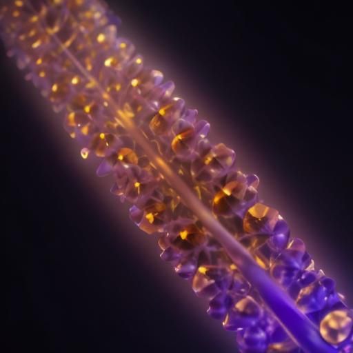 Genetics Under Electron Microscope: 3D Render in UHD