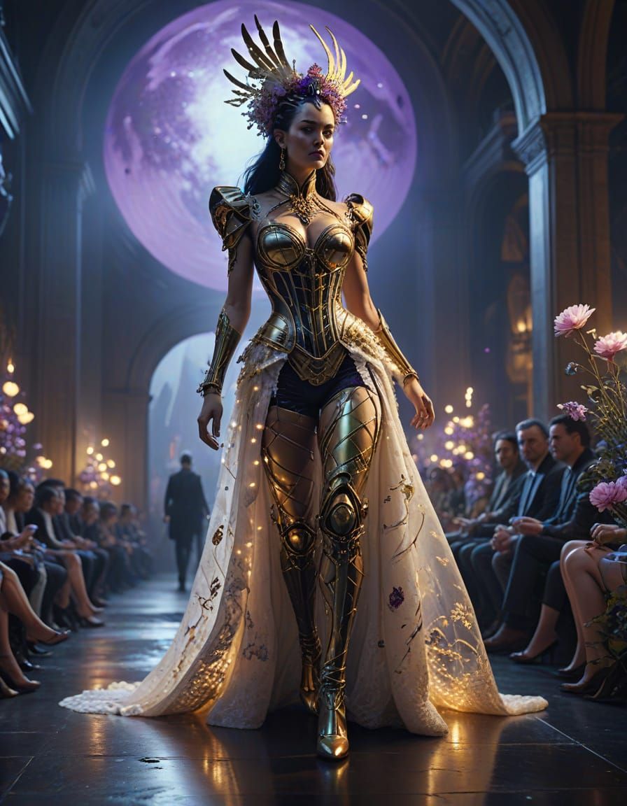 celestial theme catwalk