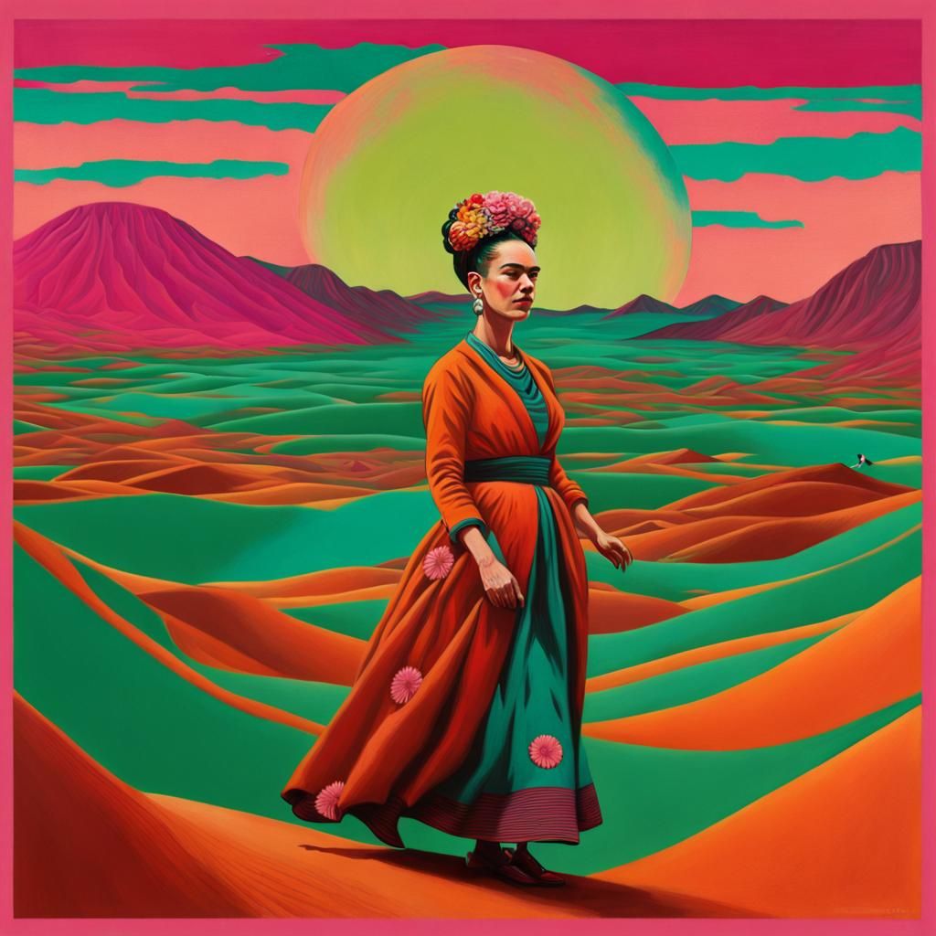 Surreal Walk Through a Psychedelic Alien World