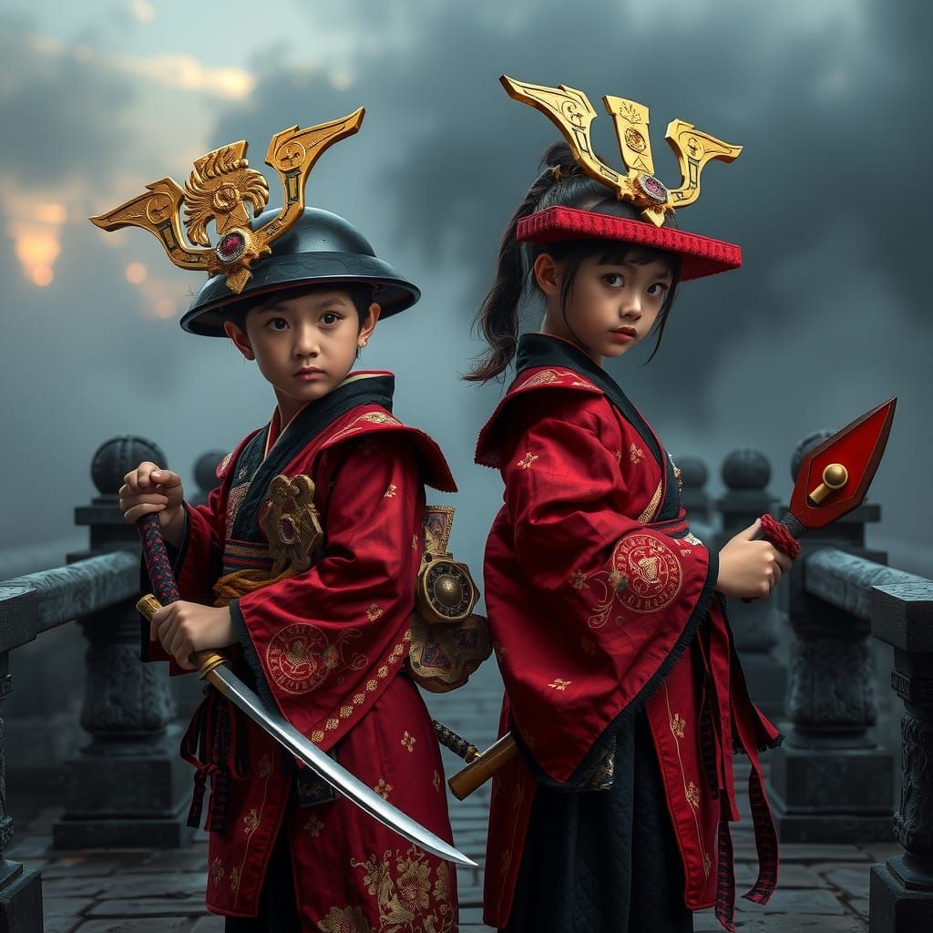 Samurai kids