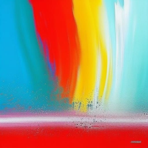 Abstract Art with Complementary Colors