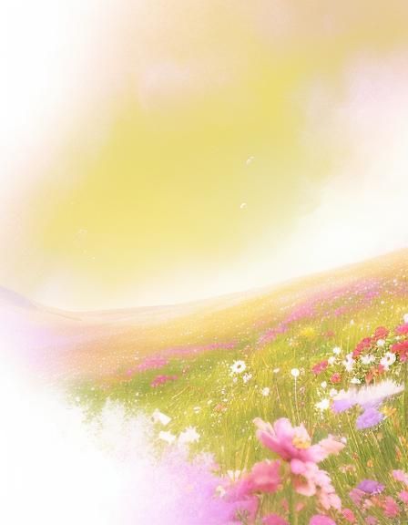 Colorful Flower Meadow in Bloom