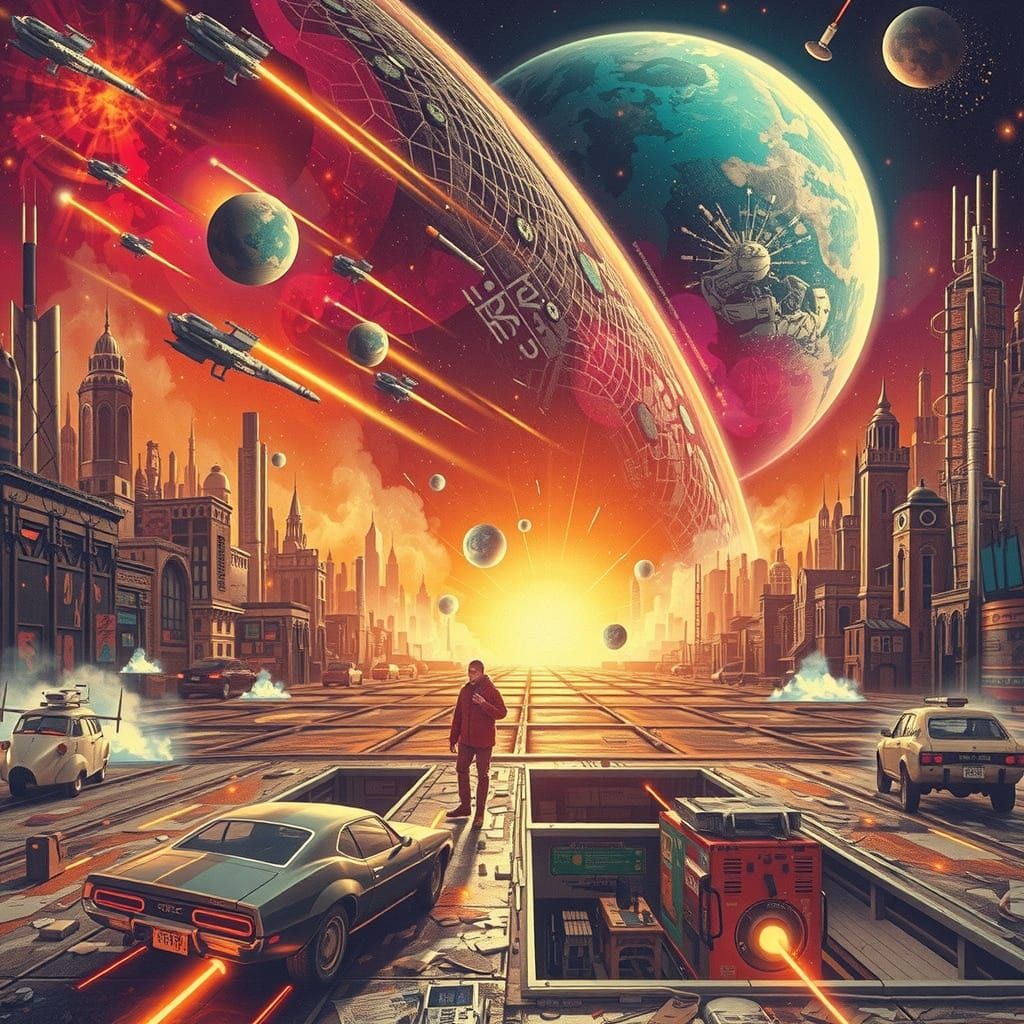 Futuristic Sci-Fi Urban Life