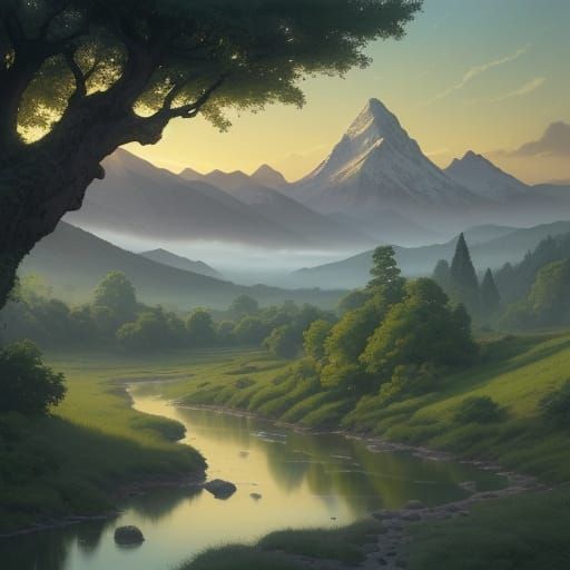 Andoran Landscape in Ethereal Twilight