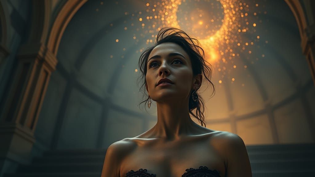 Woman of Ember-Lit Resolve Ascends