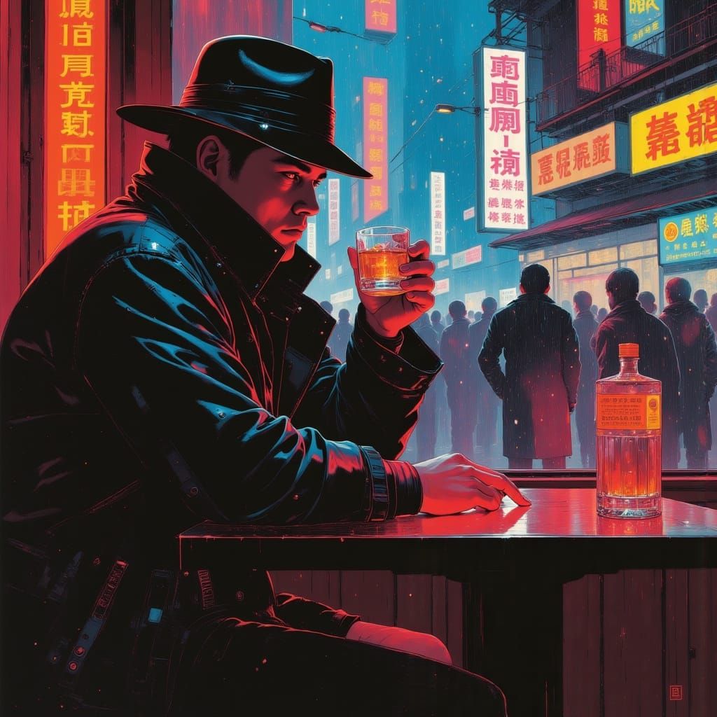 I Keep my gun Loaded, and my Whiskey does the same for me.