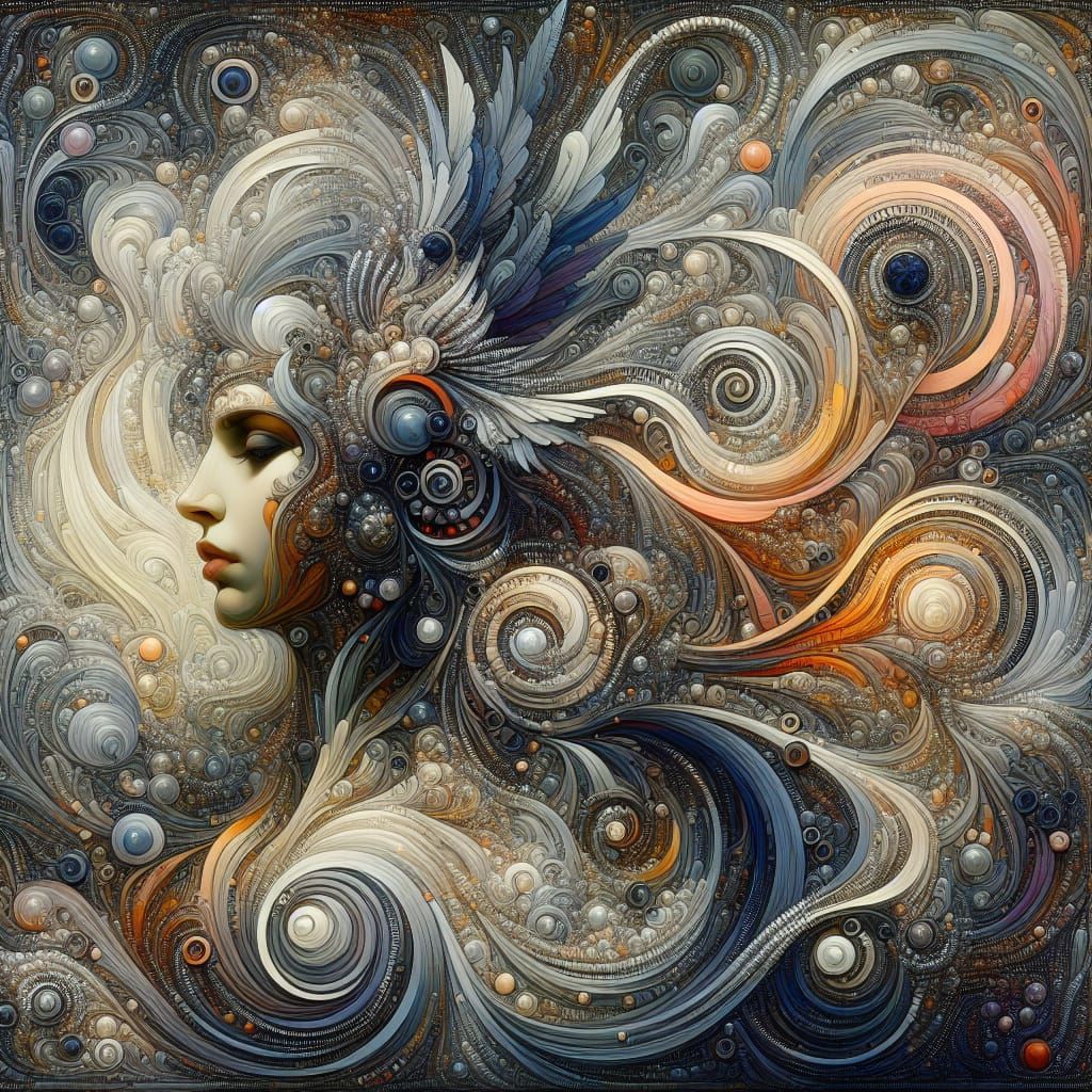 Opulent Fae Queen in Rococo Style