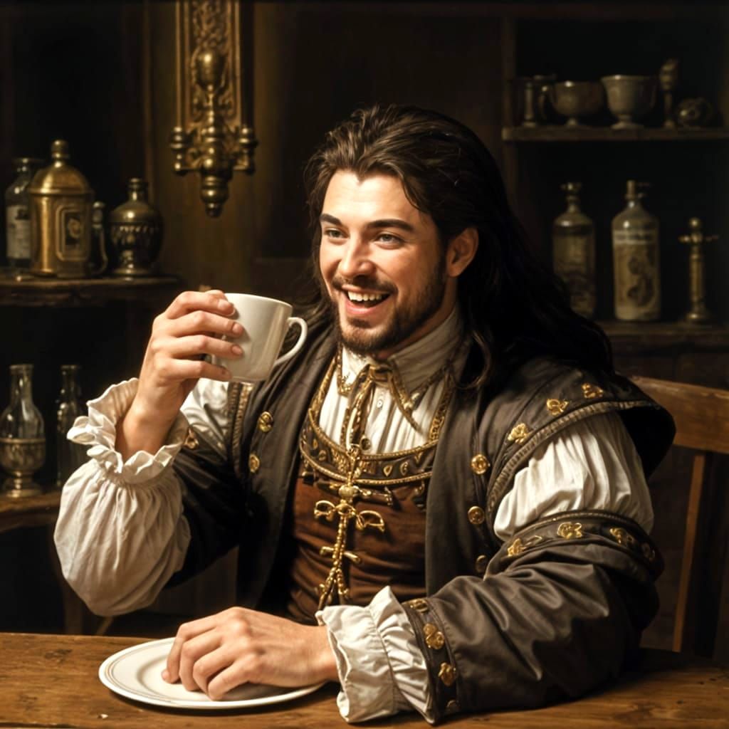 A Vintage-Inspired Portrait of a Mysterious Gentleman