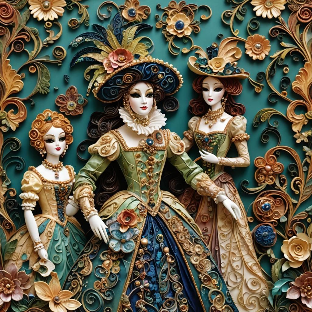 Venetian Masquerade Ball in Renaissance Style