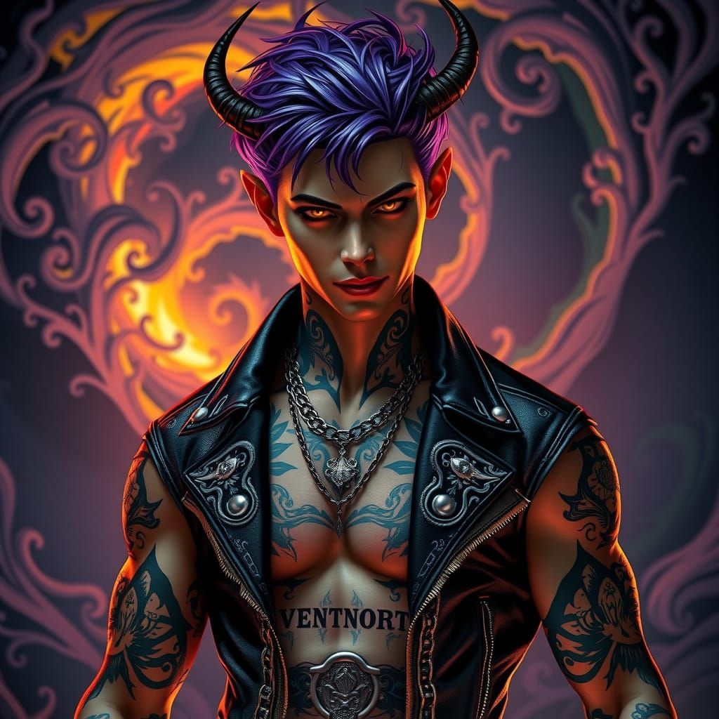 Eldritch Fae Warrior, Dark Fantasy, Hyper-Realistic Tattoos