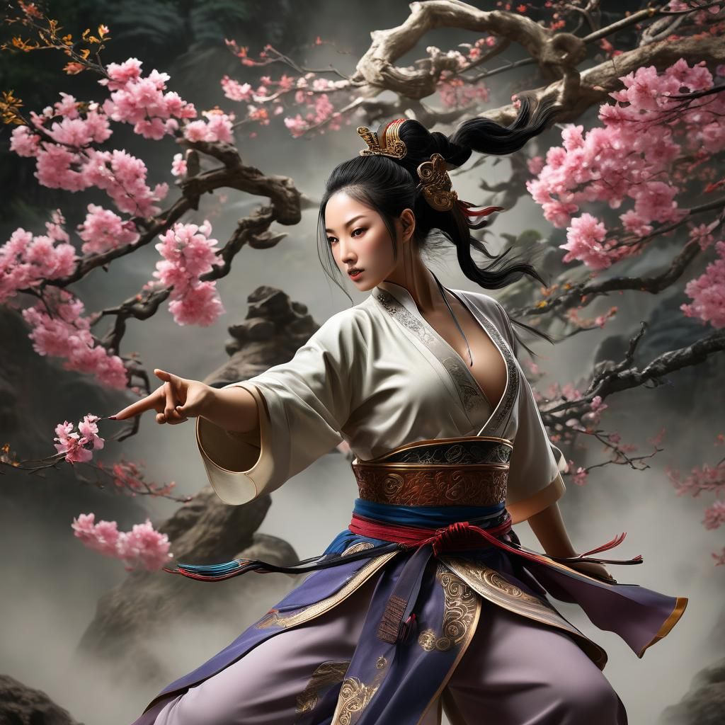 (Beautiful Martial Artist Cultivator From Ancient Chinese My...