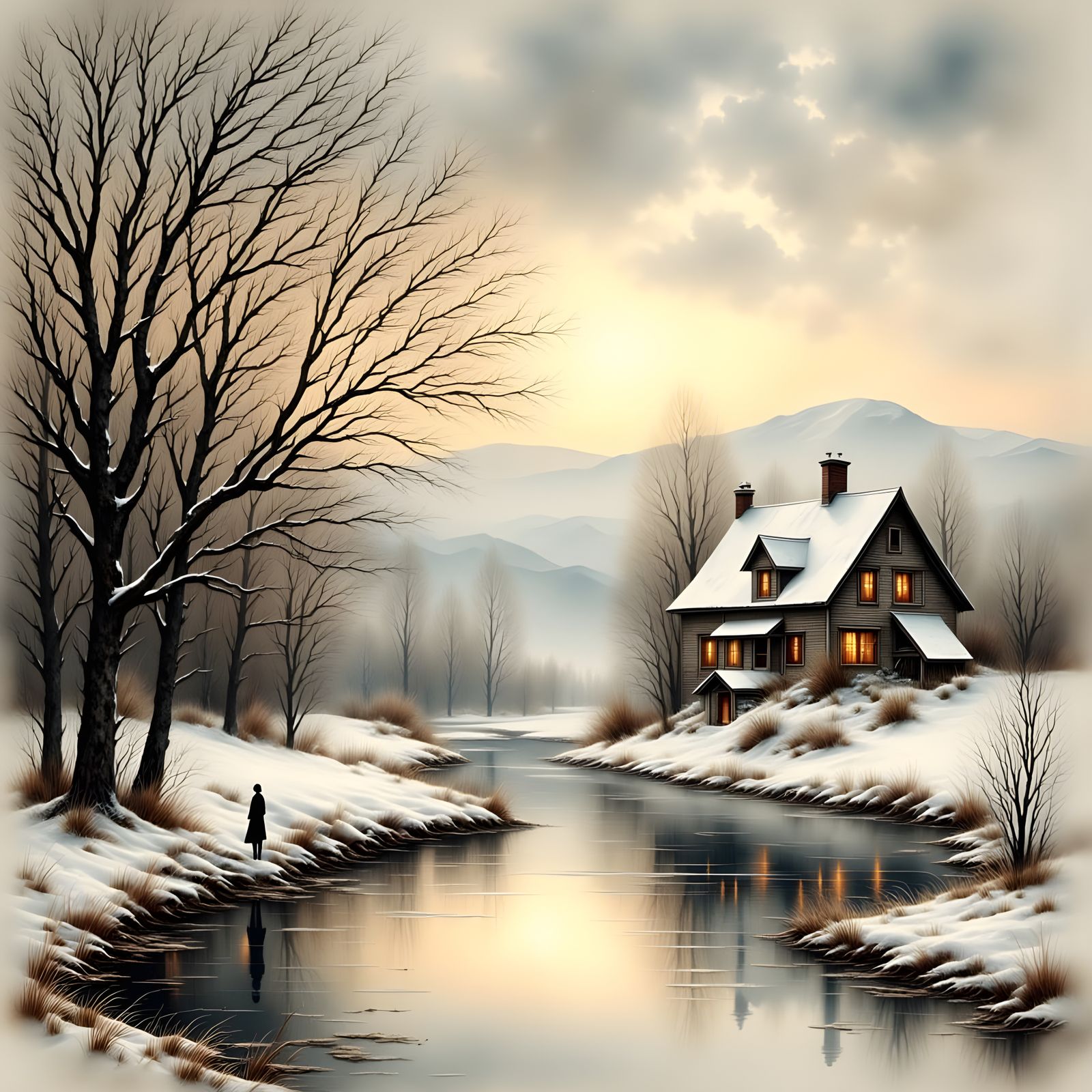 Home in winter 1
