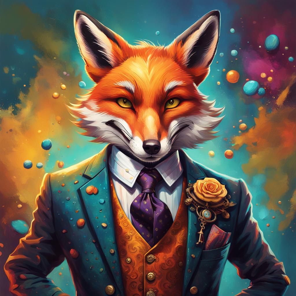 Dapper Fox Gentleman in Sartorial Suit
